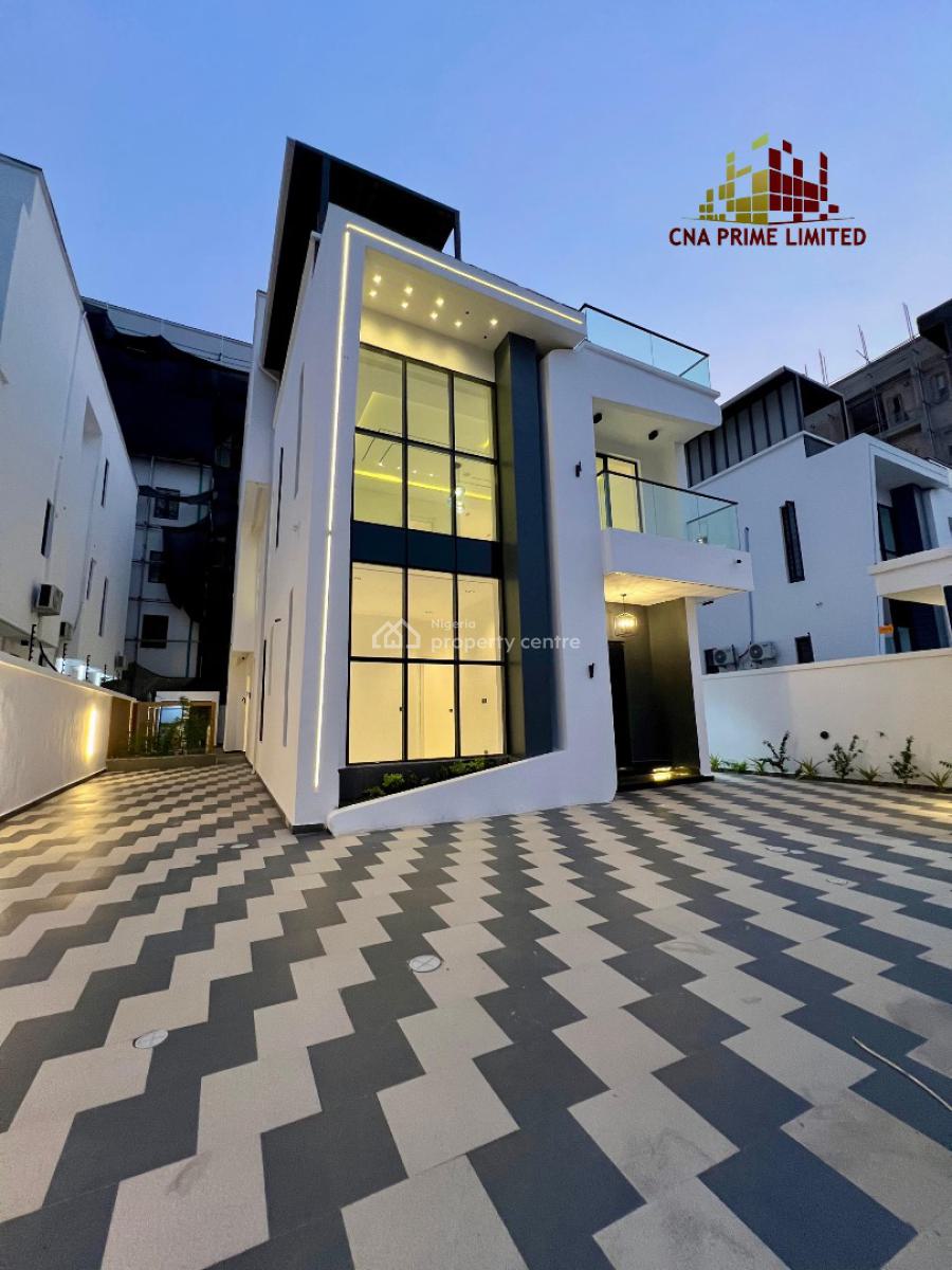 Contemporary 5 Bedroom Detached Home with a Cinema & a Swimming Pool, Lekki Phase 1, Lekki, Lagos, Detached Duplex for Sale