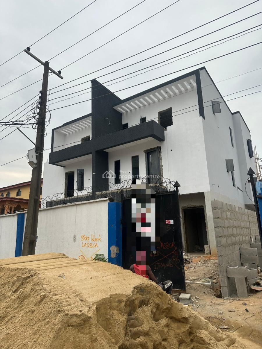 Newly Built 4 Bedroom Semi Detached Duplex with Bq, Ogba, Ogba, Ikeja, Lagos, Semi-detached Duplex for Sale
