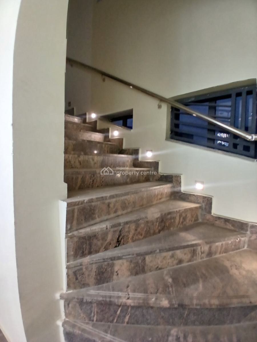 Luxury 5 Bedrooms with a Room Bq, Acs and Central Generator, Wuye, Abuja, Terraced Duplex for Rent