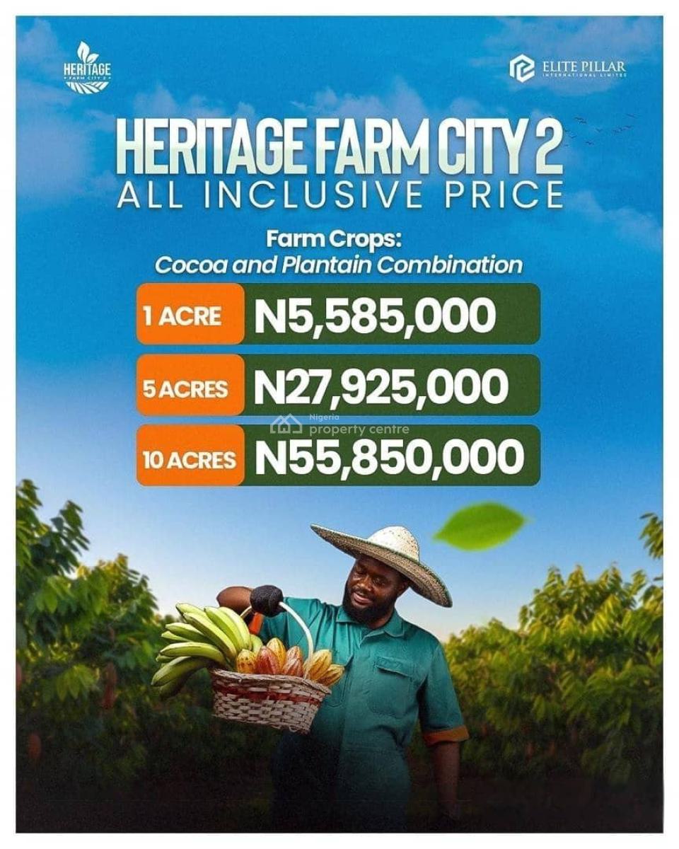 Now You Too Can Make Real, Sustainable Profit From Agriculture!, Buy 1 Acre and Get 1 Plot Free 😋, Abeokuta South, Ogun, Commercial Land for Sale