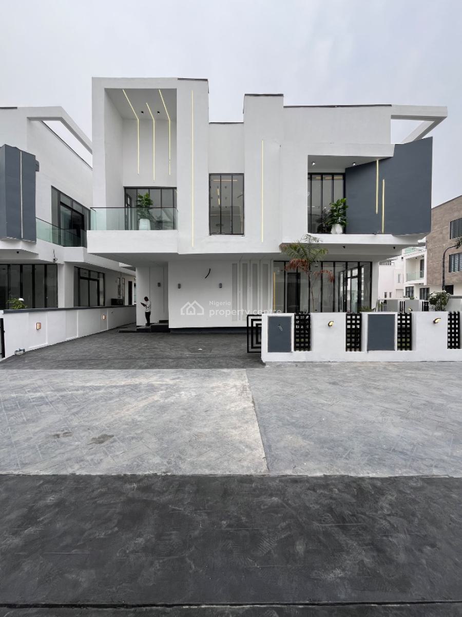 State of Art 5 Bedroom Detached Duplex with Bq, Chevron Drive, Lekki, Lagos, Detached Duplex for Sale