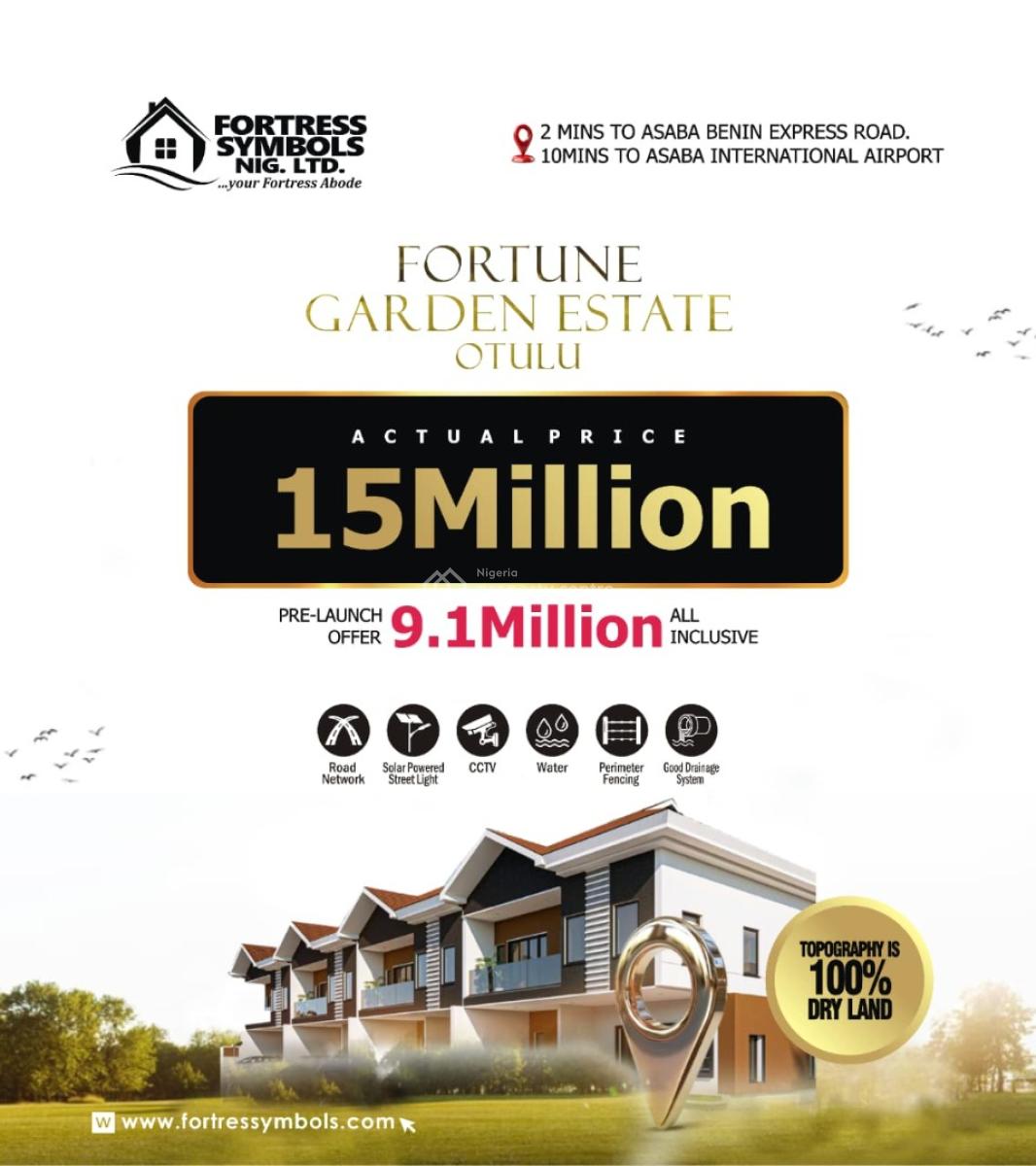 Buy and Build Land Facing The Road, Otulu, Asaba, Delta, Residential Land for Sale