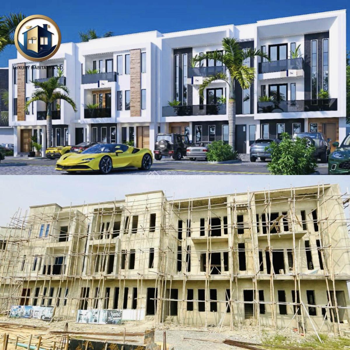 Newly Built 1, 2 and 3 Bedroom Apartments with Flexible Payment a, Opposite Lekki Gardens Phase Ii, Ajah, Lagos, Flat / Apartment for Sale