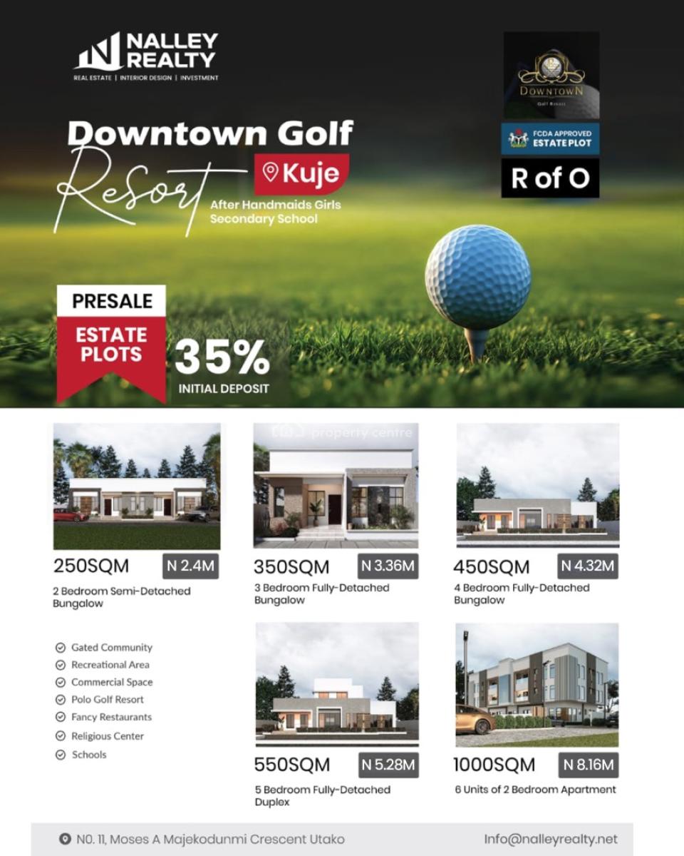 3 Bedroom Terrace Duplex Land, Behind Brains&hammers, Life Camp, Abuja, Residential Land for Sale