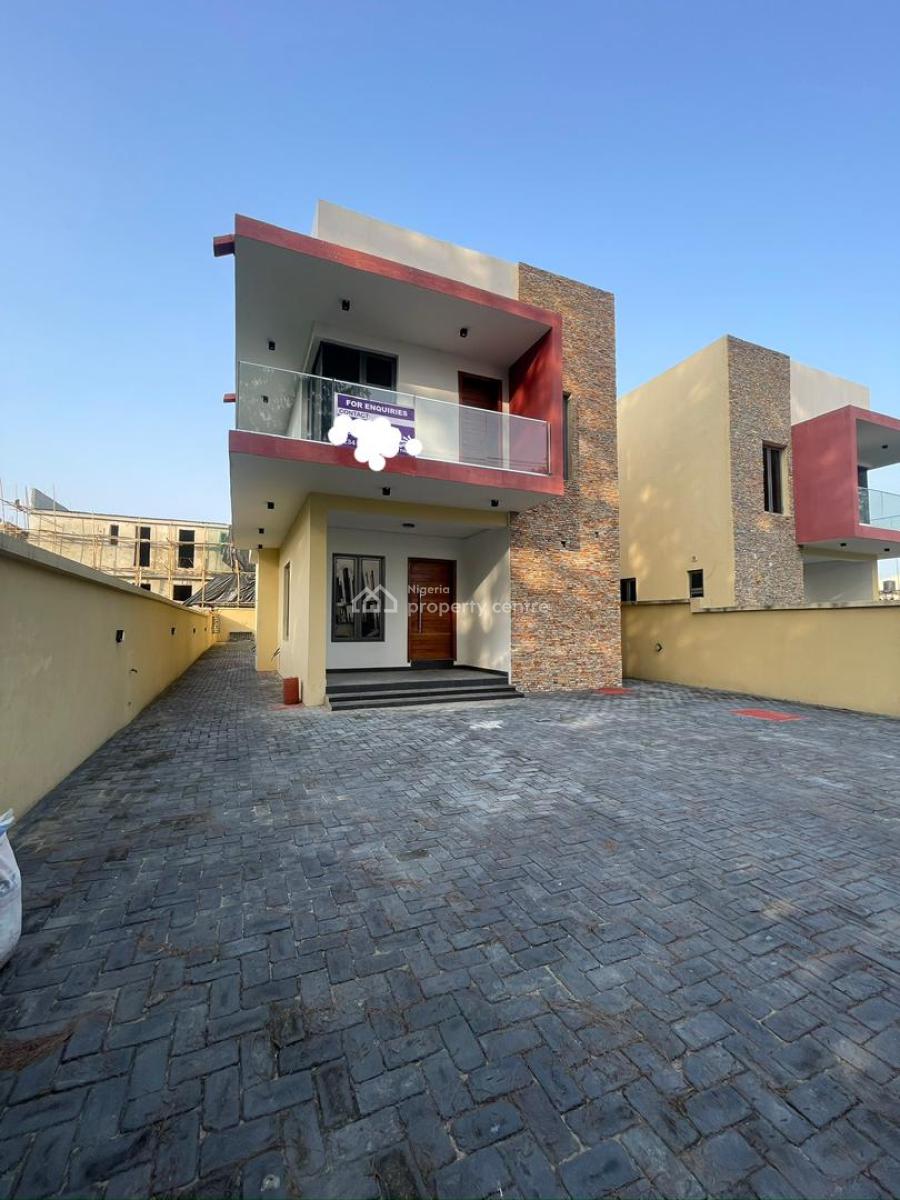 Spacious 4 Bedroom Fully Detached Duplex with Bq., Megamound Estate, Ikota, Lekki, Lagos, Detached Duplex for Sale