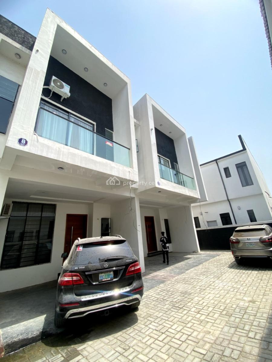 Spacious, Brand New, Neatly Built 4 Bedroom Terrace Duplex with Bq, Ikota, Lekki, Lagos, Terraced Duplex for Sale