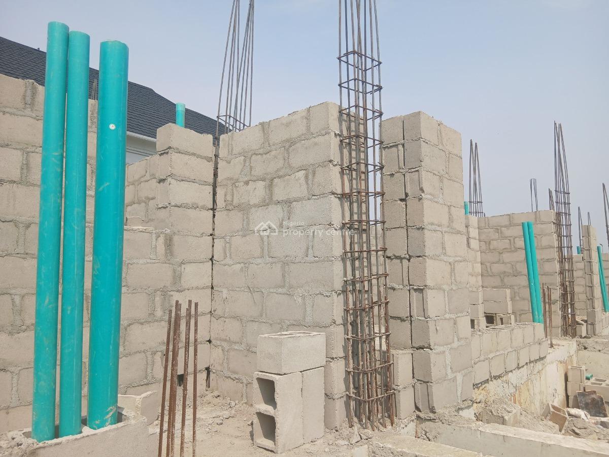 3 Bedrooms Terraced Duplex with a Studio Apartment,fully Solar, Atican Beachview Estate,off Lagos-calabar Coastal Road, Ajah, Lagos, Terraced Duplex for Sale