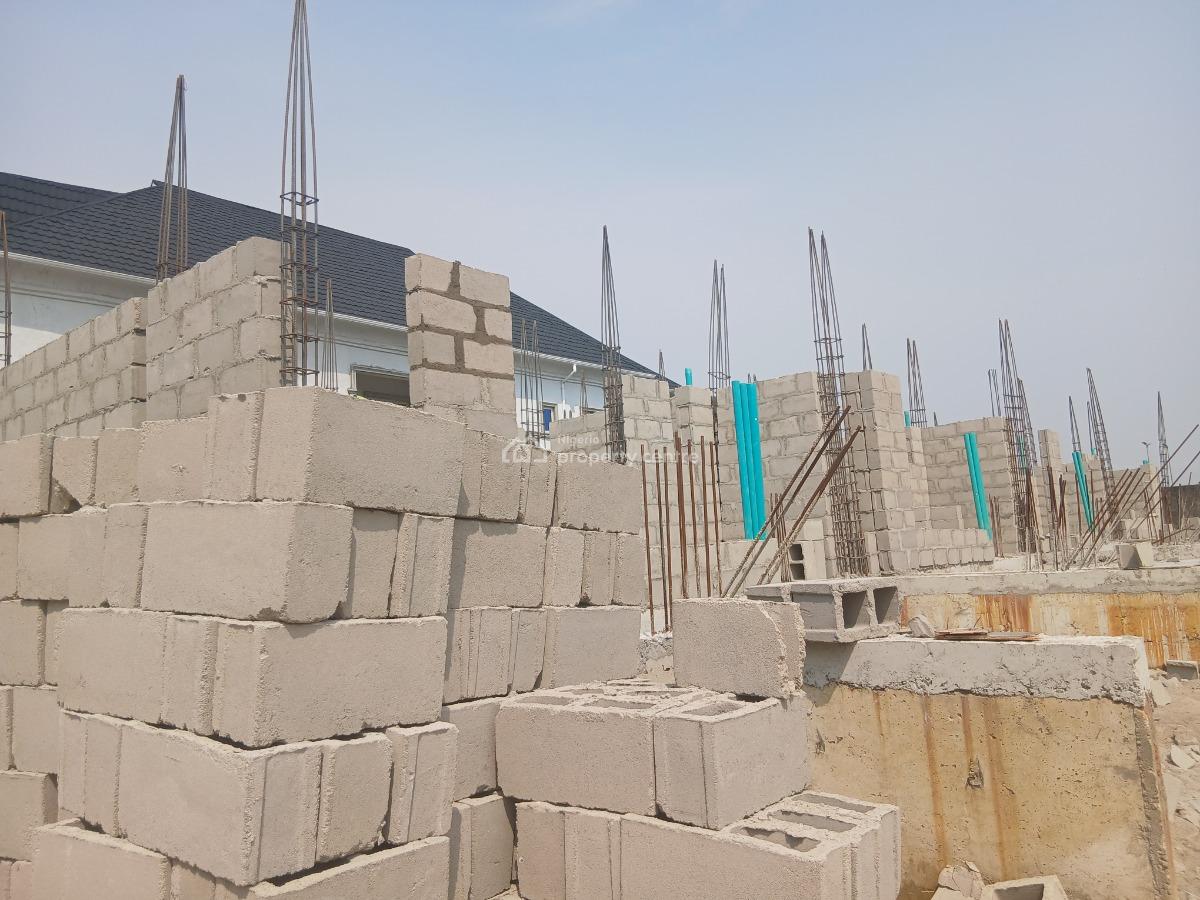 3 Bedrooms Terraced Duplex with a Studio Apartment,fully Solar, Atican Beachview Estate,off Lagos-calabar Coastal Road, Ajah, Lagos, Terraced Duplex for Sale