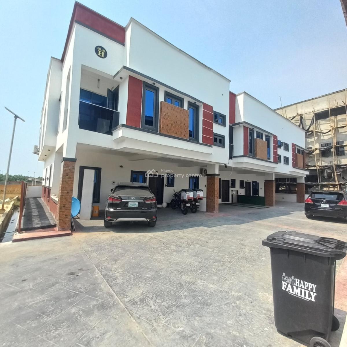 Newly Built 3 Bedroom Terrace Duplex with Bq, Chevron Toll Gate, Orchid Road, Lekki, Lagos, Terraced Duplex for Sale