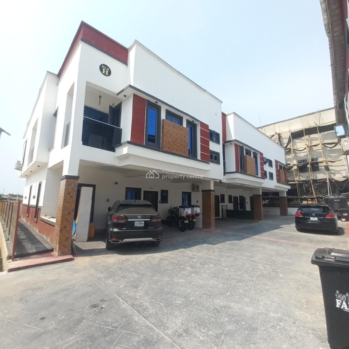 Newly Built 3 Bedroom Terrace Duplex with Bq, Chevron Toll Gate, Orchid Road, Lekki, Lagos, Terraced Duplex for Sale