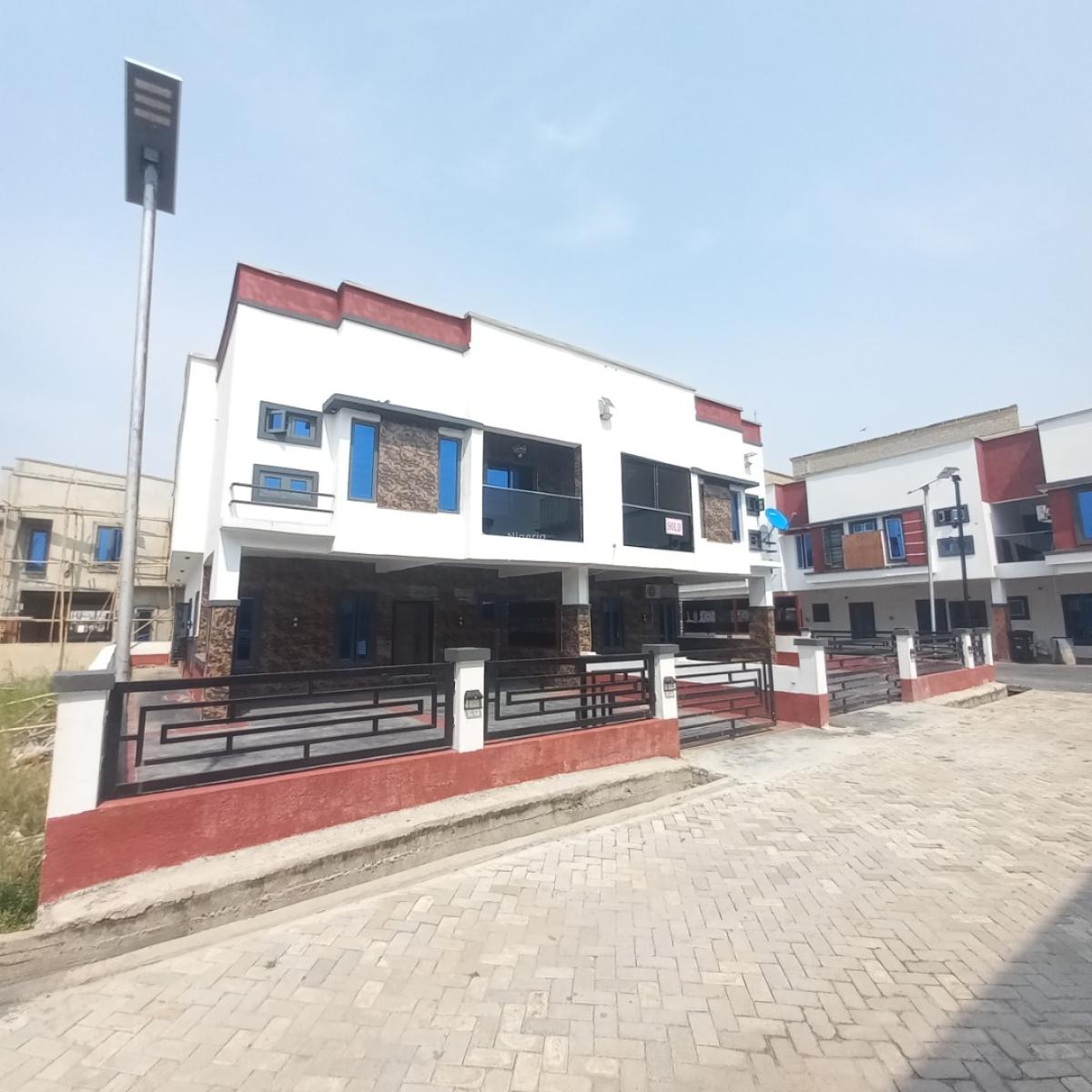 Most Spacious 4 Bedroom Semi-detached Duplex with Bq, Chevron Toll Gate, Orchid Road, Lekki, Lagos, Semi-detached Duplex for Sale