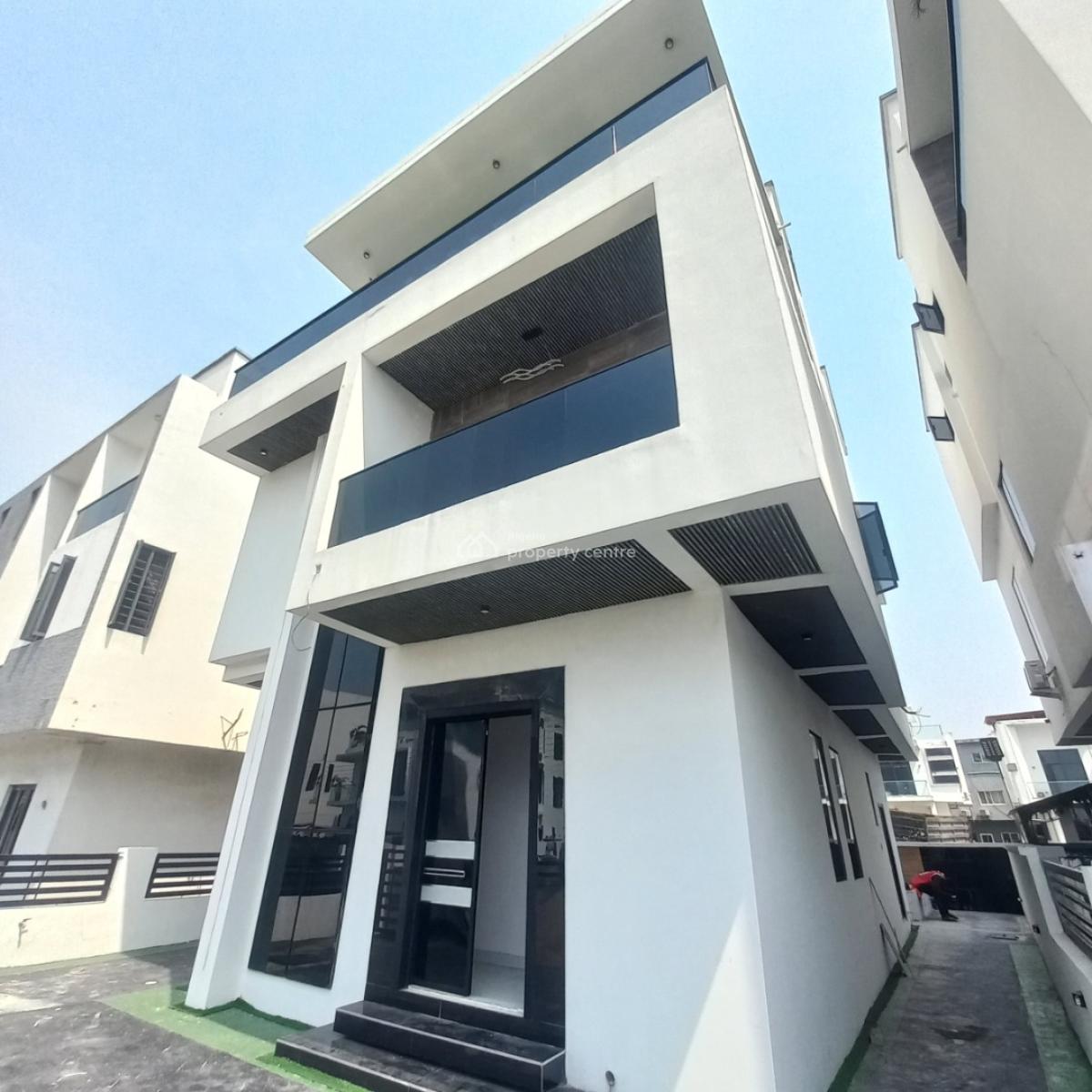 Gigantic 5 Bedroom Detached Duplex with Bq, Rooftop Terrace, Chevron Toll Gate, Orchid Road, Lekki, Lagos, Detached Duplex for Sale