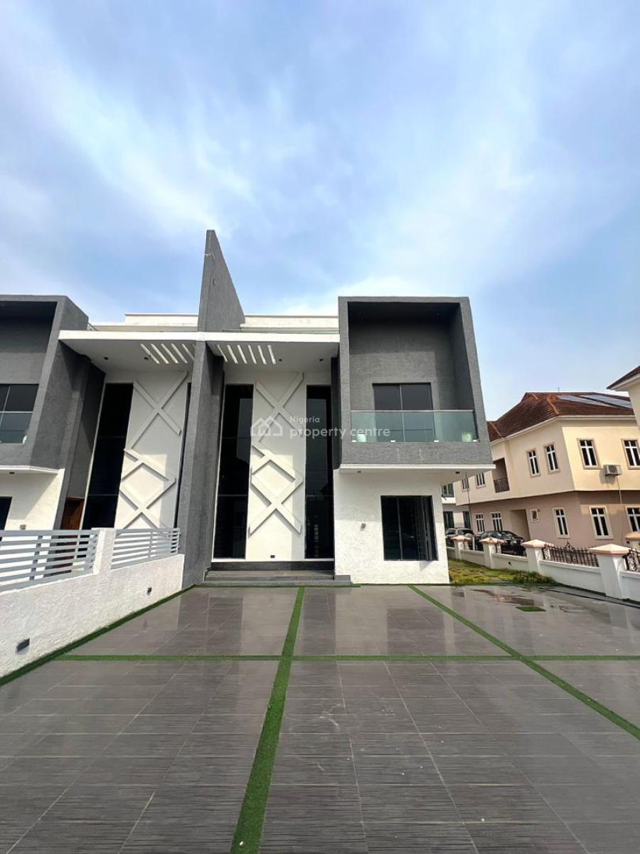 Exquisite 5 Bedroom Semi Detached Home with Imported Finishes, Osapa London, Osapa, Lekki, Lagos, Semi-detached Duplex for Sale