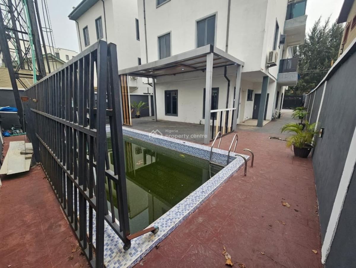 Furnished  5 Bedroom Detached Duplex with Bq, Pool and Large Compound, Ikoyi, Lagos, Detached Duplex for Rent