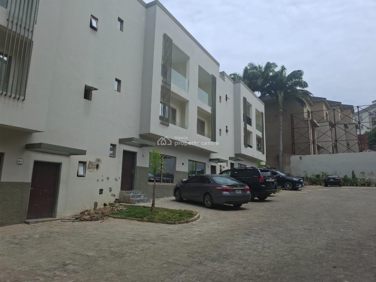 Nice Finished 4 Bedrooms Terraced Duplex with Bq, Maitama District, Abuja, Terraced Duplex for Rent