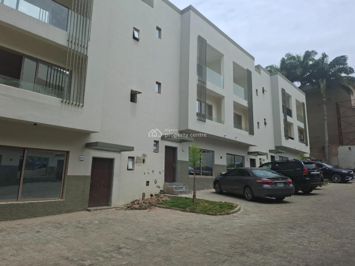 Nice Finished 4 Bedrooms Terraced Duplex with Bq, Maitama District, Abuja, Terraced Duplex for Rent