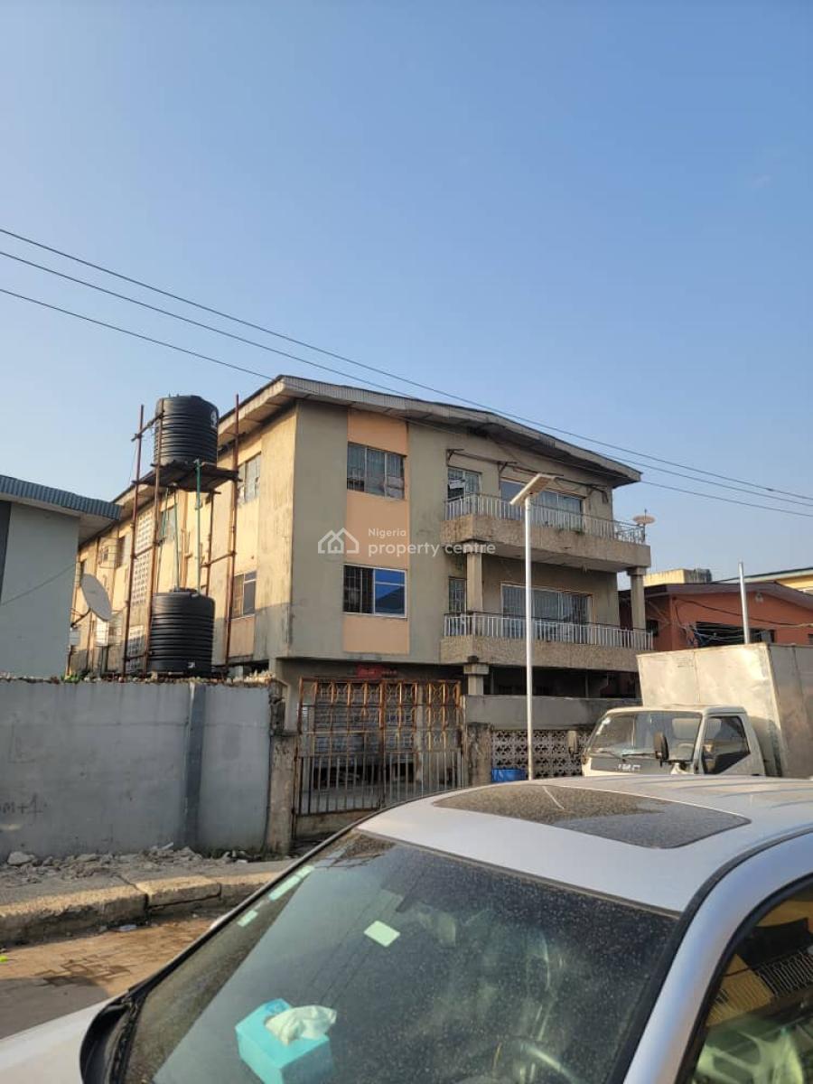 a 2 Storey Building of 4units of 3bedroom Flat with 2mini Warehouse, Yusuf Street, Papa Ajao, Mushin, Lagos, Block of Flats for Sale