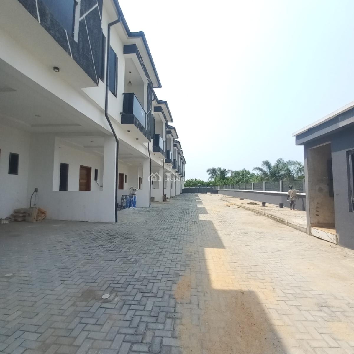 The Most Affordable 4 Bedroom Terrace Duplex with Bq, Chevron Toll Gate, Orchid Road, Lekki, Lagos, Terraced Duplex for Sale