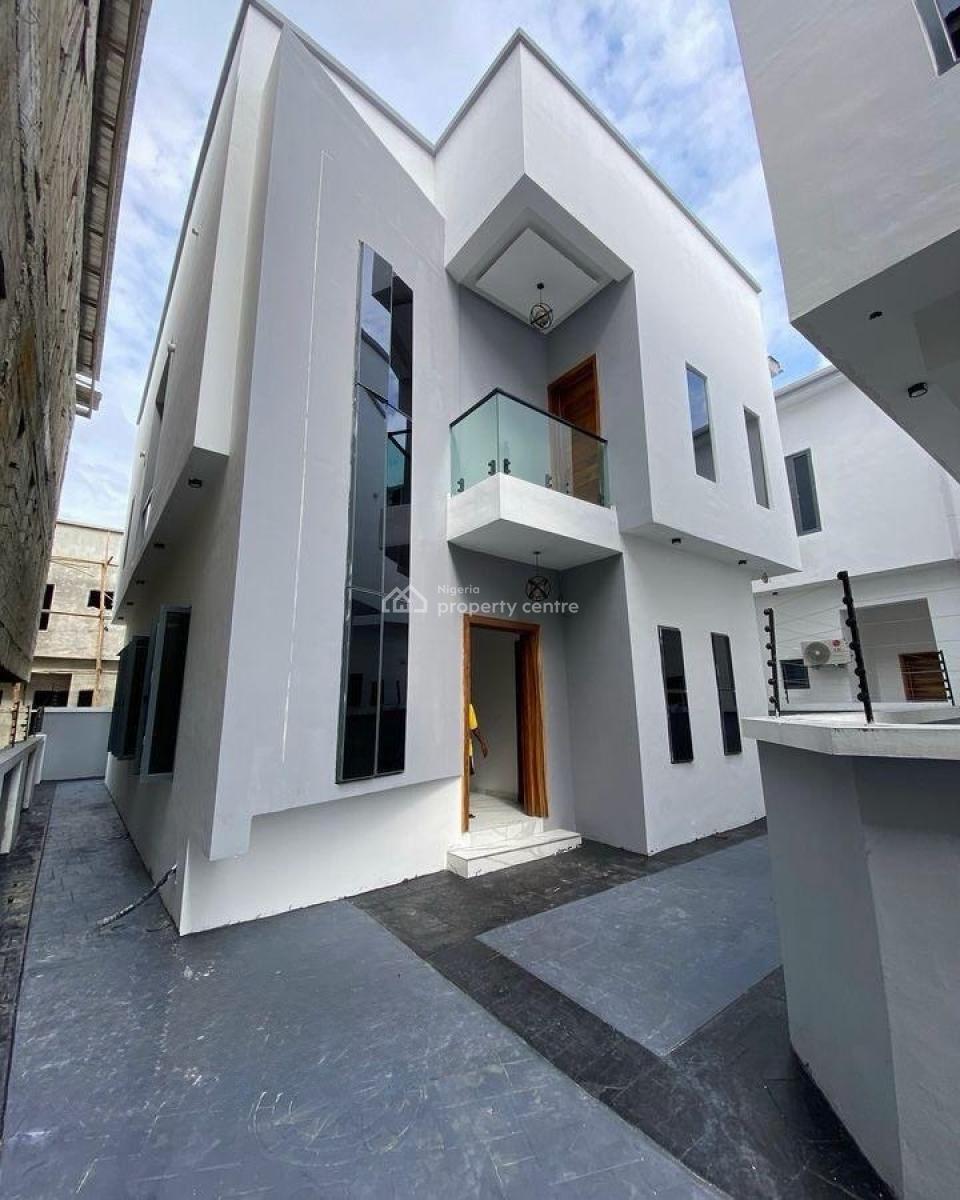 4 Bedroom Detached Duplex with Bq, Chevron Toll Gate(close to The Coastal Road), Lekki, Lagos, Detached Duplex for Rent