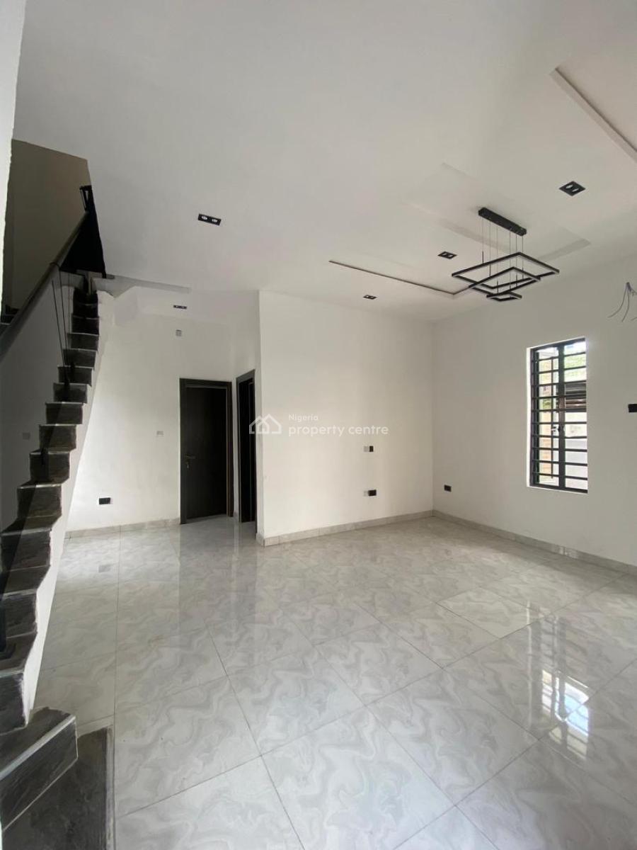 Exquisite 4 Bedroom Fully Detached Duplex with Bq in a Secure Estate, General Paint, Ajah, Lagos, Semi-detached Duplex for Sale