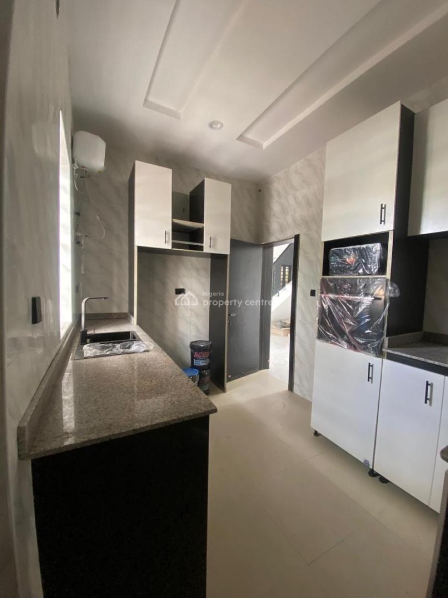 Exquisite 4 Bedroom Fully Detached Duplex with Bq in a Secure Estate, General Paint, Ajah, Lagos, Semi-detached Duplex for Sale