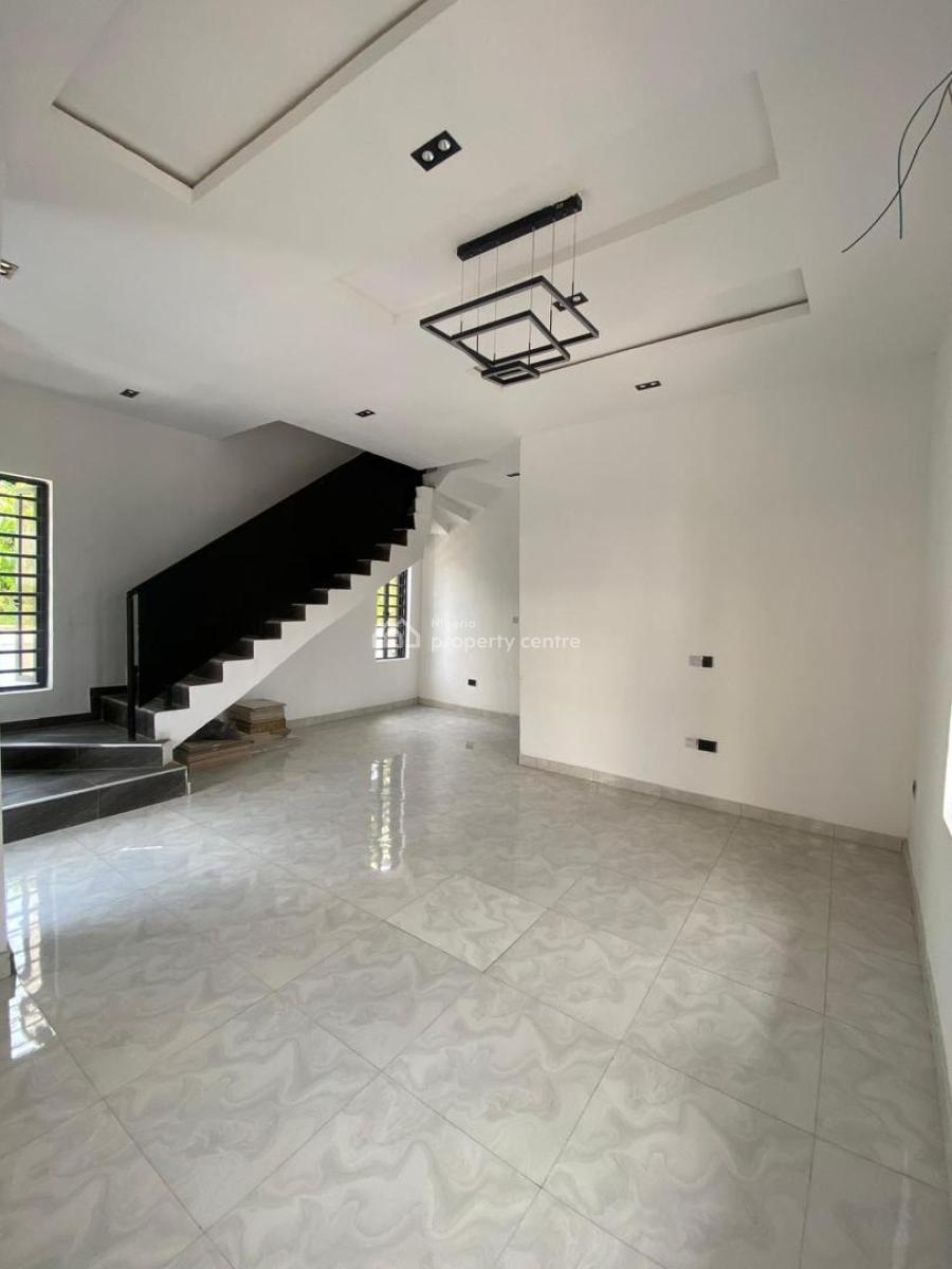 Exquisite 4 Bedroom Fully Detached Duplex with Bq in a Secure Estate, General Paint, Ajah, Lagos, Semi-detached Duplex for Sale