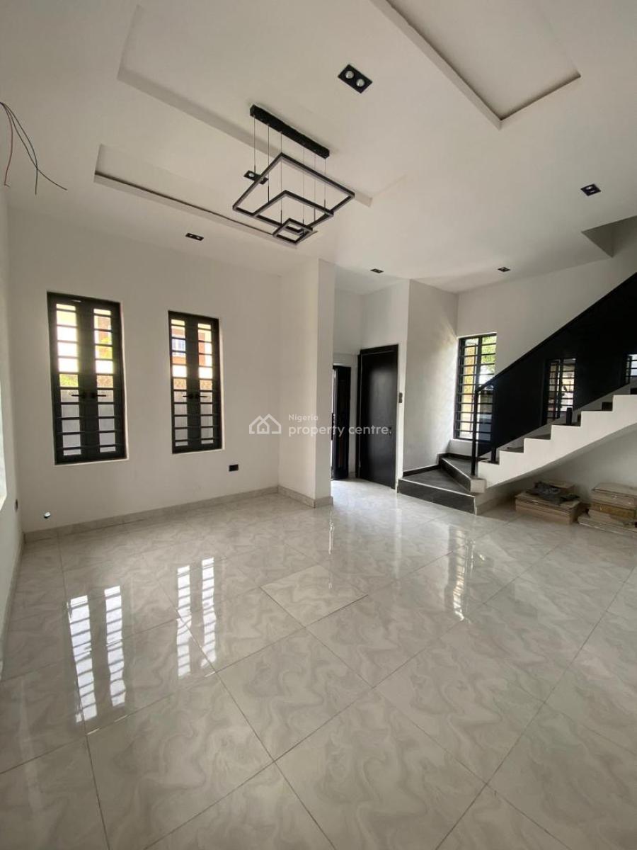 Exquisite 4 Bedroom Fully Detached Duplex with Bq in a Secure Estate, General Paint, Ajah, Lagos, Semi-detached Duplex for Sale