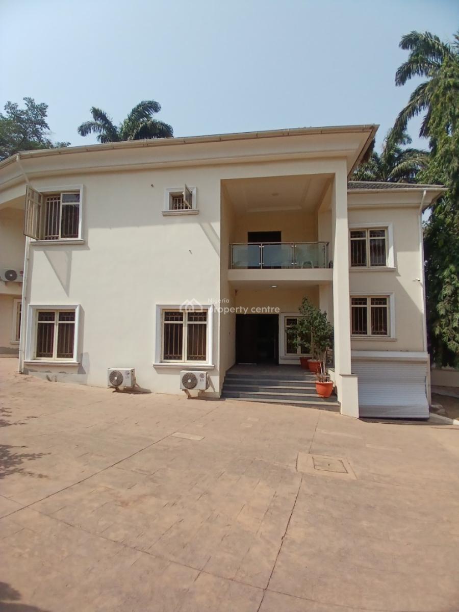 Fully Furnished 6 Bedroom Mansion with Swimming Pool, Diplomatic Zone, Asokoro District, Abuja, Detached Duplex for Rent