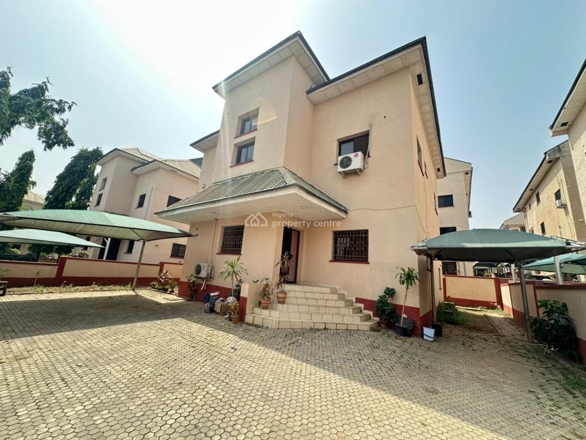 a 5 Bedroom Fully Detached Duplex in an Estate with Bq, Maitama District, Abuja, Detached Duplex for Rent