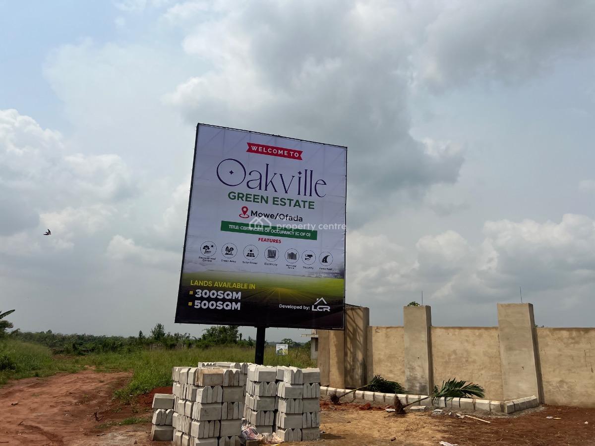 Own  a Secure Investment Close to Nestle Plc. Start with 500k Deposit, C of O Dryland Close to International Breweries, Olam Oil , Nestle Plc, Mowe Ofada, Ogun, Land for Sale