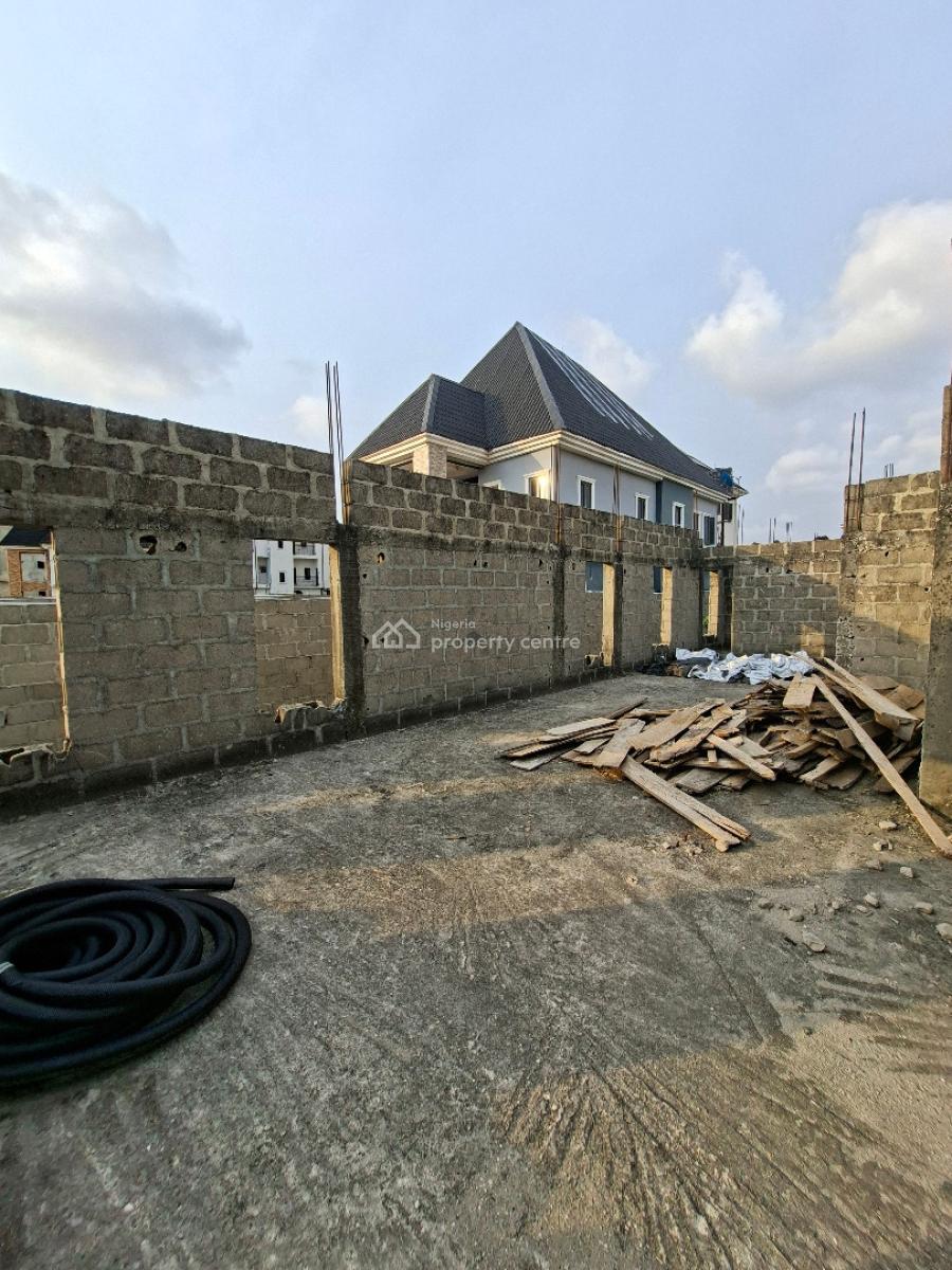 Uncompleted 5bedroom Duplex with 3units 2bed, Peace Estate, Ago Palace, Isolo, Lagos, Detached Duplex for Sale
