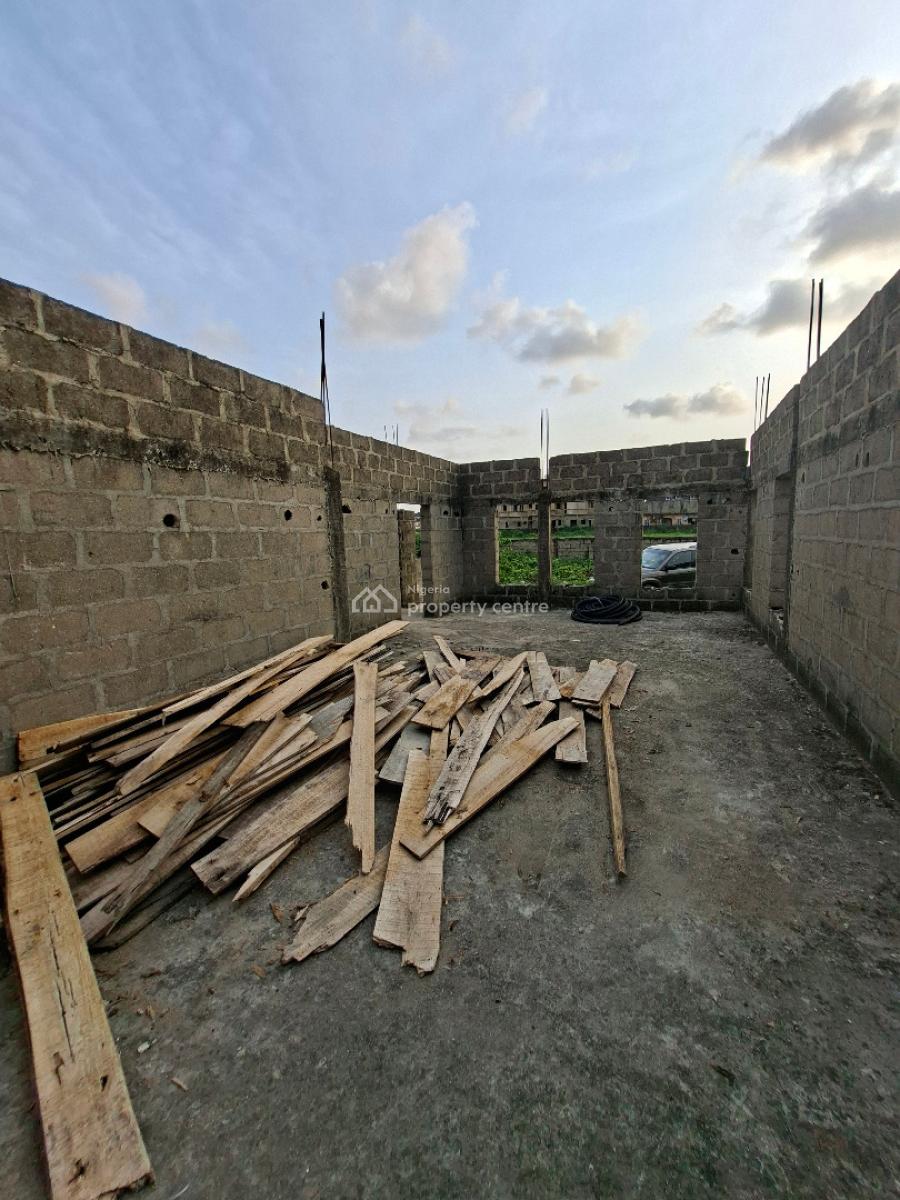 Uncompleted 5bedroom Duplex with 3units 2bed, Peace Estate, Ago Palace, Isolo, Lagos, Detached Duplex for Sale