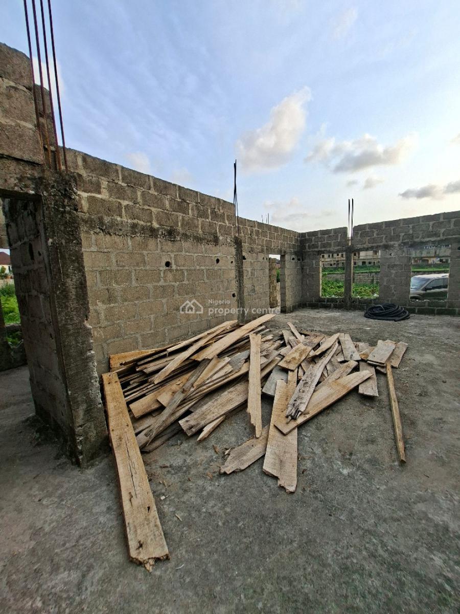 Uncompleted 5bedroom Duplex with 3units 2bed, Peace Estate, Ago Palace, Isolo, Lagos, Detached Duplex for Sale