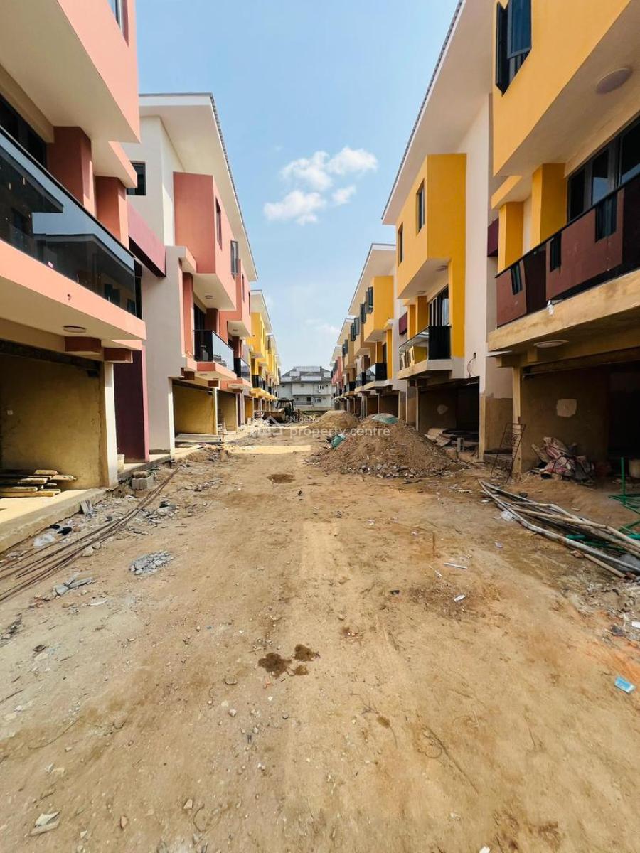 Exquisitely Built 4 Bedroom Terrace Duplex with Bq, Exquisitely Designed Home with Bq in a Secured Estate, Adeniyi Jones, Ikeja, Lagos, Terraced Duplex for Sale