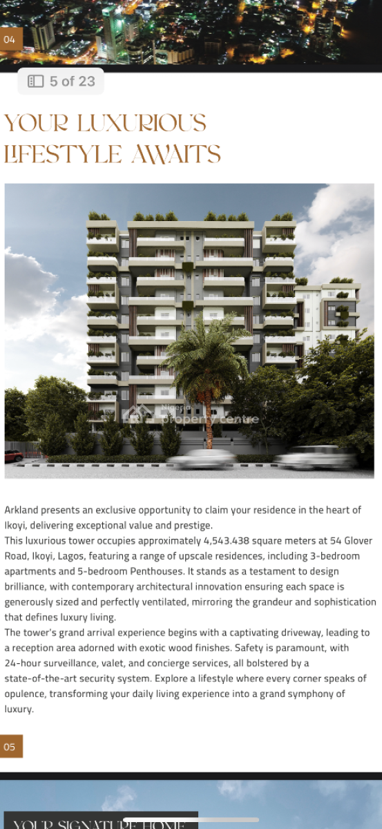 Luxury 3 Bedroom Apartment, Glover Road, Ikoyi, Ikoyi, Lagos, Block of Flats for Sale