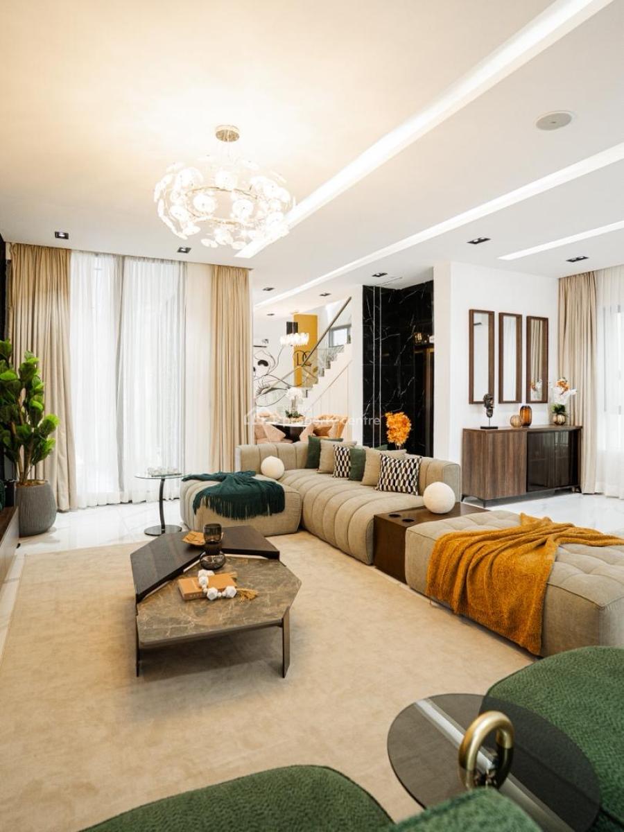 Super Glamorous Private 5-bedroom Triplex, Off Admiralty, Lekki Phase 1, Lekki, Lagos, House Short Let