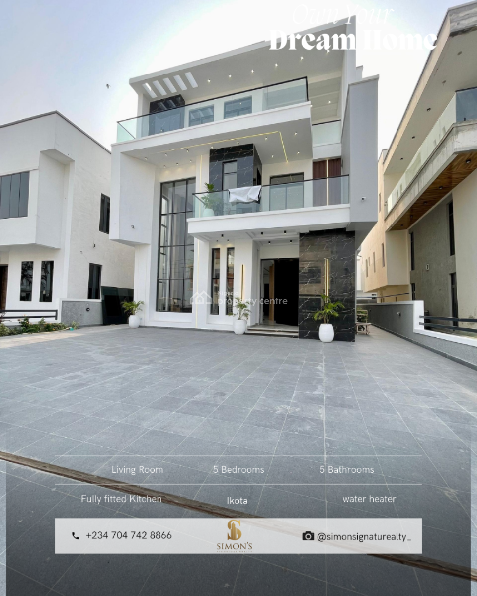 Beautiful 5 Bedroom Detached Duplex, Lekky County, Ikota, Lekki, Lagos, Detached Duplex for Sale