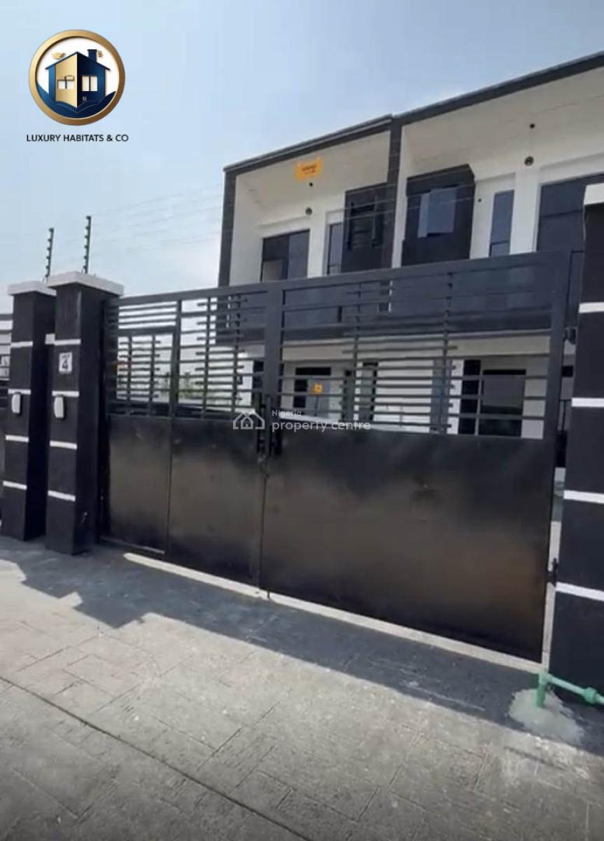 4 Bedroom Terrace Duplex with a Bq & a Self-compound, Ikota Gra, Lekki, Lagos, Terraced Duplex for Rent