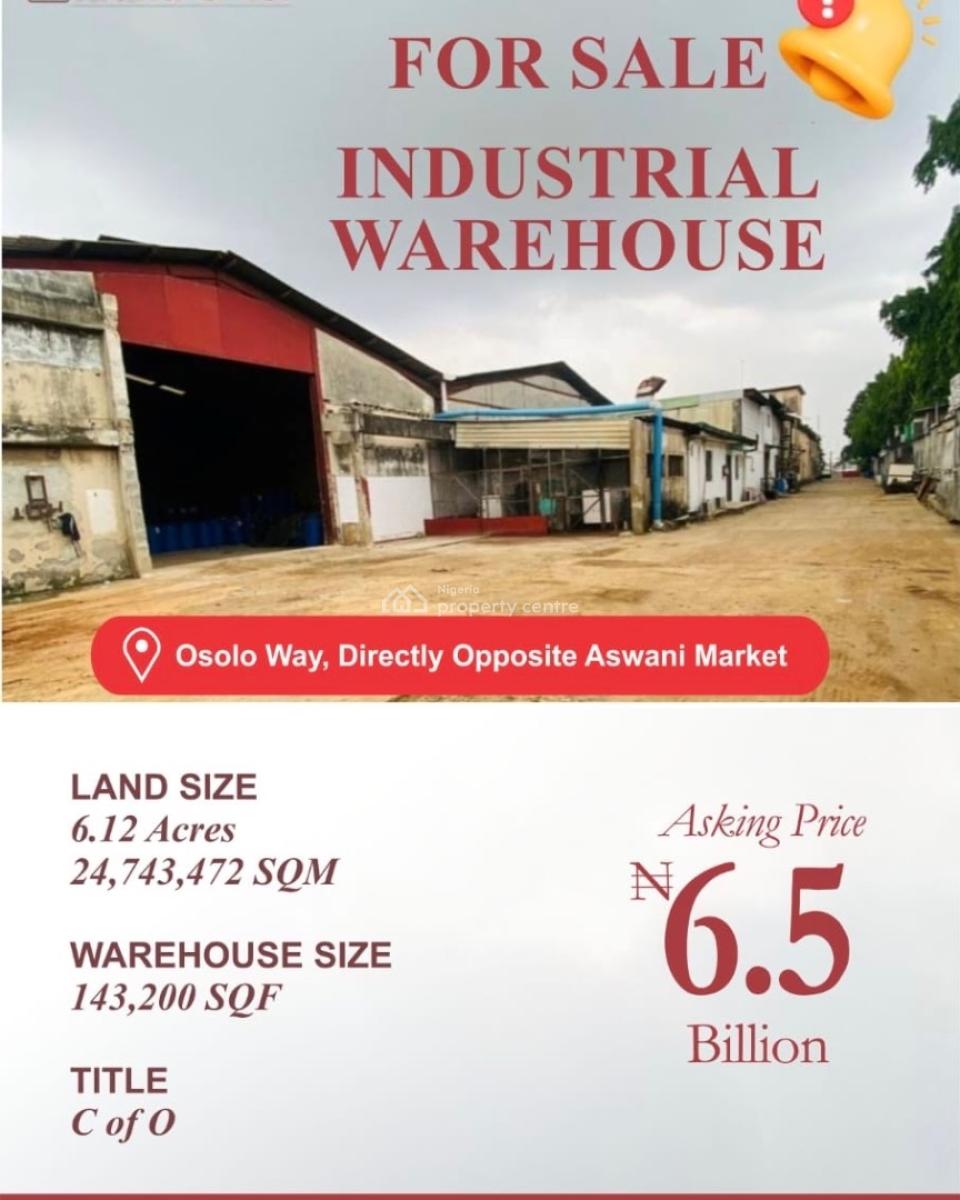 Warehouse, 5 Star Bustop, Oshodi, Lagos, Warehouse for Sale