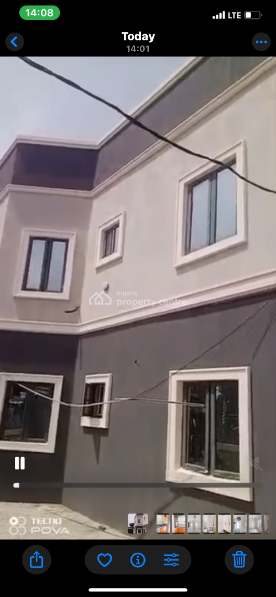 Freshly Built Luxury and Spacious Upstairs, Behind Shoprite, Sangotedo, Ajah, Lagos, Flat / Apartment for Rent