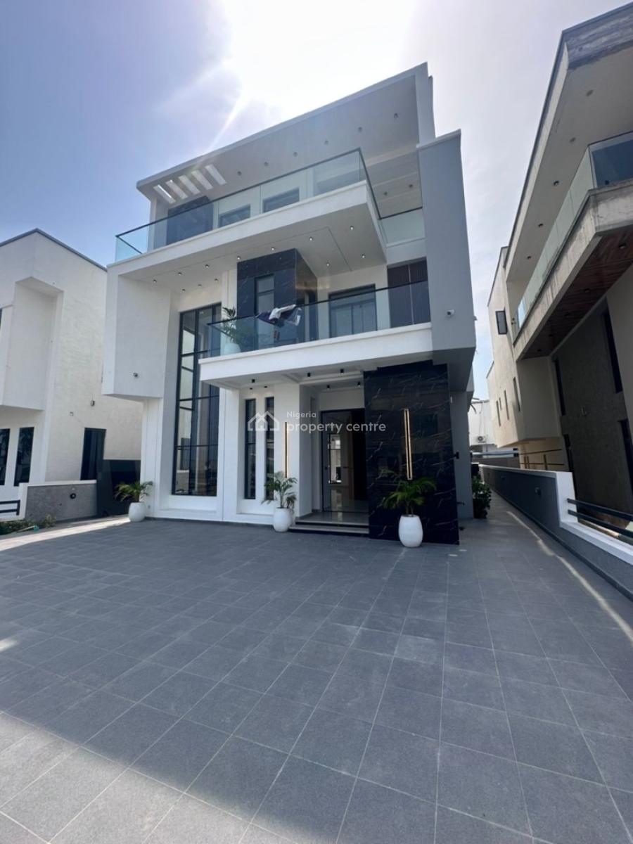 Well Built 5 Bedroom Detached with Pool, Cinema, Gym & Bq, Ikota, Lekki, Lagos, Detached Duplex for Sale