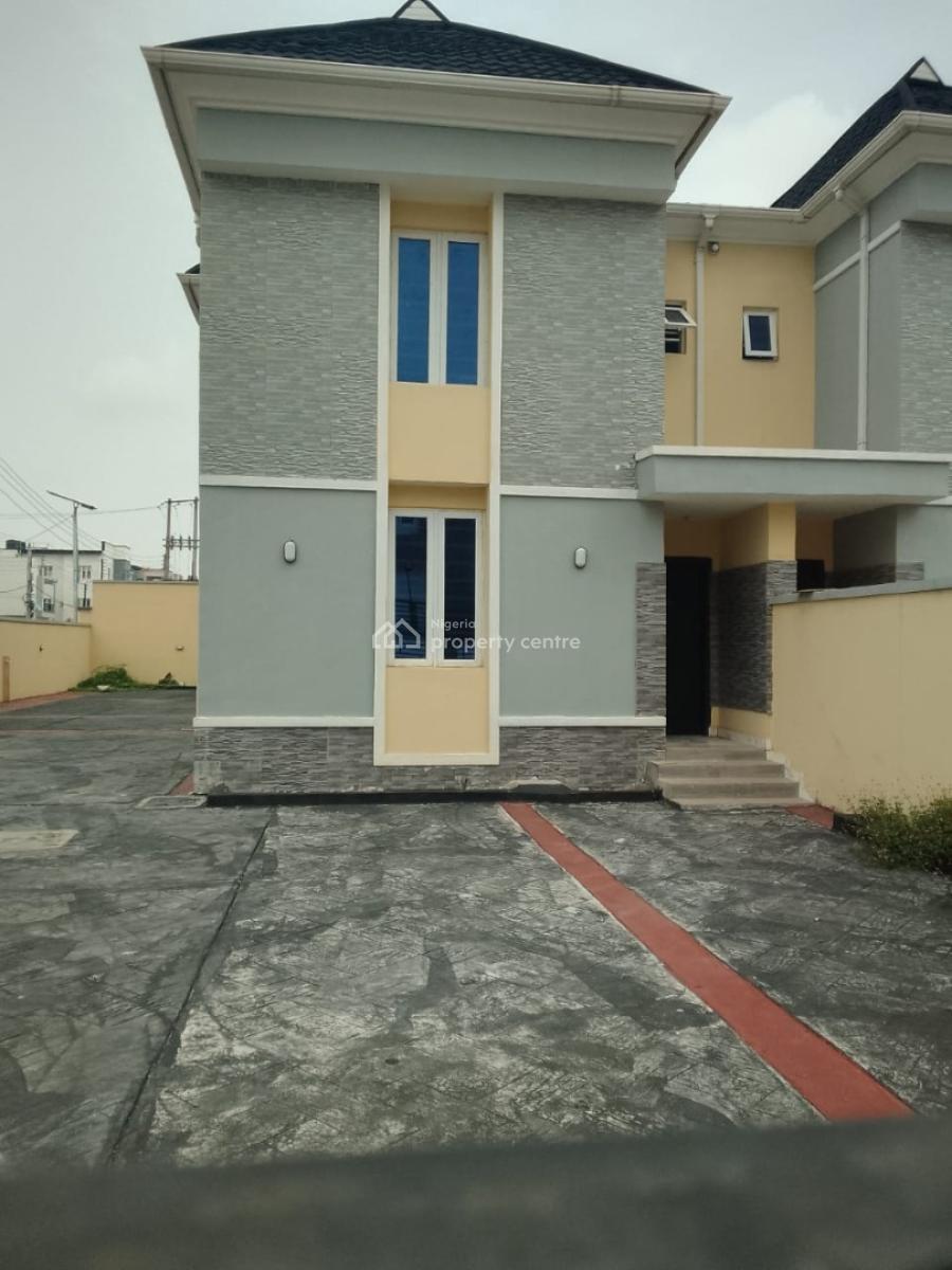 4 Bedroom Semi Detached with Bq, Metro Castle General Paint, Ajah, Lagos, Terraced Duplex for Sale