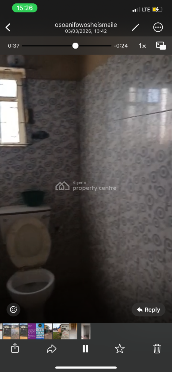 Lovely Miniflat with Spacious Kitchen, Off Guinness Very Close to Oba Akran Ikeja, Agege, Lagos, Mini Flat (room and Parlour) for Rent