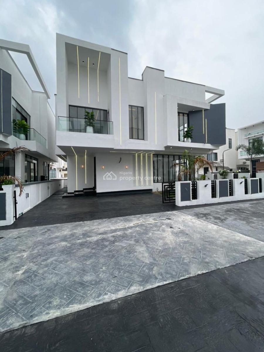 Newly Built Luxurious 5 Bedroom Duplex with Excellent Amenities, Chevron, Lekki, Lagos, Detached Duplex for Sale