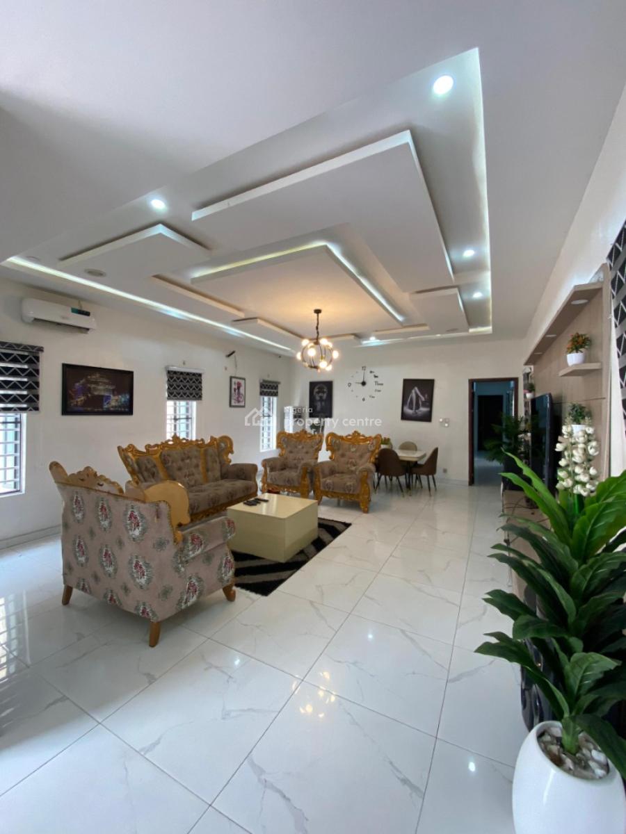 Massive 5 Bedrooms Fully Detached Duplex with a Bq, Chevron, Lekki, Lagos, Detached Duplex for Rent