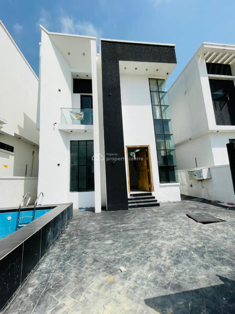 Luxury 4 Bedroom Fully Detached Duplex with Bq and Pool, Chevron, Lekki, Lagos, Detached Duplex for Sale