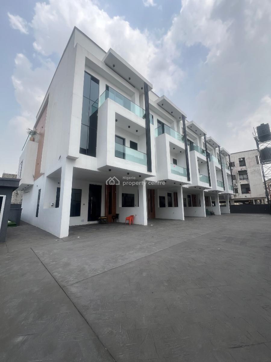Tastefully Built 4 Bedroom Terrace Duplex, Osapa, Lekki, Lagos, Terraced Duplex for Sale