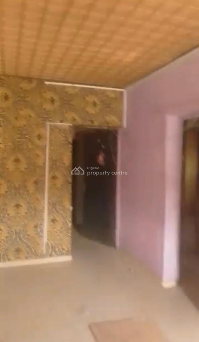 a Airy 2 Bedroom Flat with Kitchen and Store, Cement Bus Stop, Ikeja, Lagos, Flat / Apartment for Rent