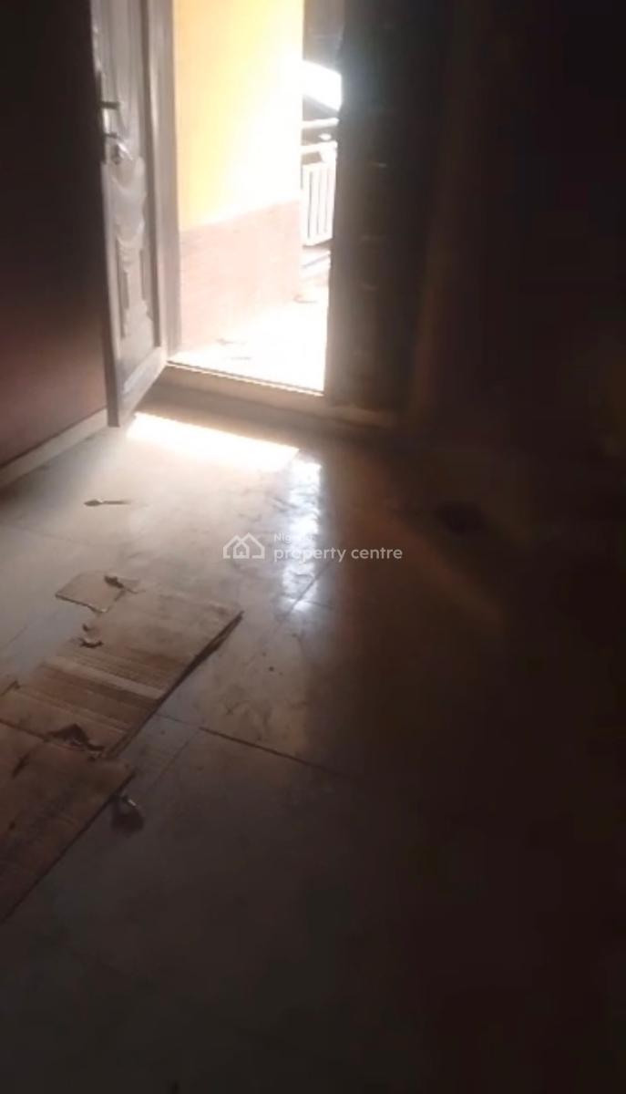 a Airy 2 Bedroom Flat with Kitchen and Store, Cement Bus Stop, Ikeja, Lagos, Flat / Apartment for Rent