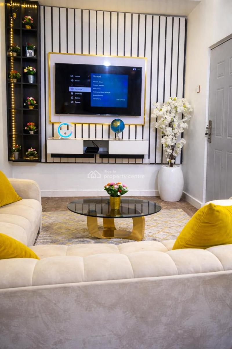 Fully Furnished 1 Bedroom Apartment with Swimming Pool, Osapa London, Osapa, Lekki, Lagos, Mini Flat (room and Parlour) for Rent